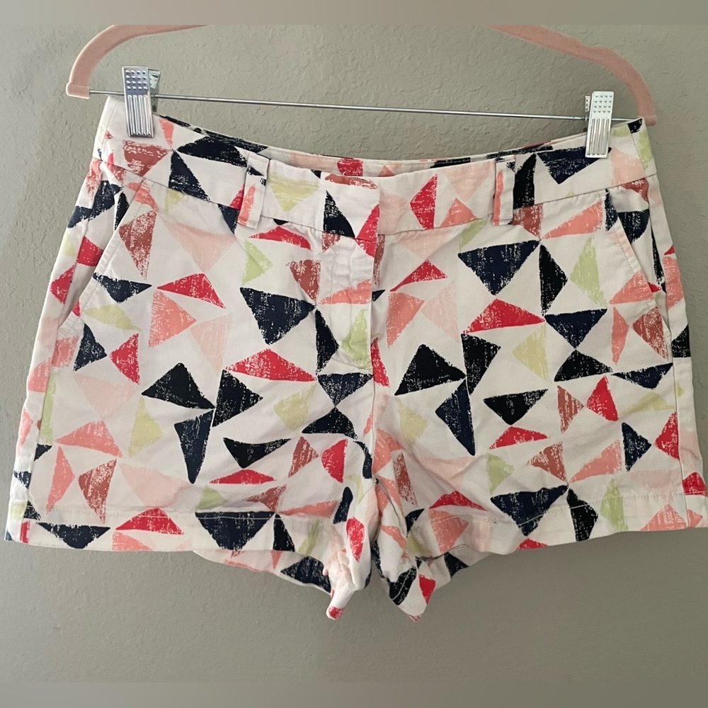 LOFT size 6 Geometric Patterned‎ Women's Shorts summer casual rave outdoor party